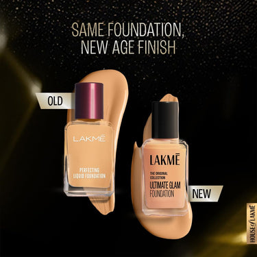 Lakme Perfecting Liquid Foundation, Pearl, Waterproof Full Coverage Long Lasting - Light Oil Free Face Makeup with Vitamin E, Dewy Finish Glow, 27 ml